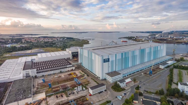 Künftige Schmiede für die größten Kreuzfahrtschiffe: die zu „MV Werften“ gehörende Traditionswerft in Wismar 