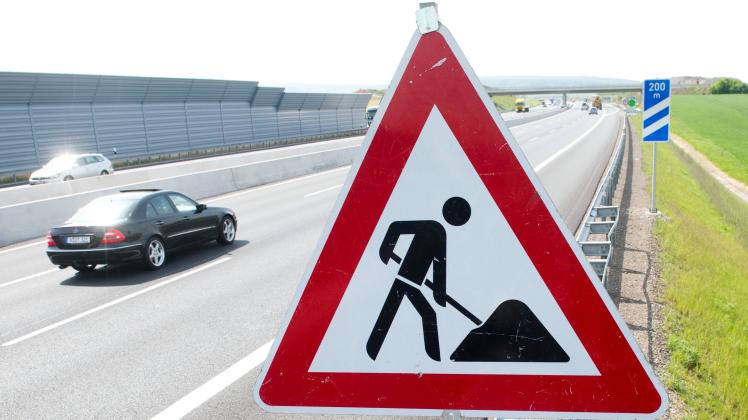 Baustelle Autobahn A7