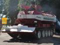 Diese Panzer kommen wegen der Explosionsgefahr im Waldbrandgebiet bei Groß Laasch zum Einsatz