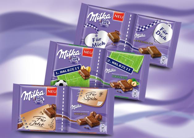 Das undatierte „Milka“-Handout zeigt eine Produktabbildung des Schokoladen-Herstellers.