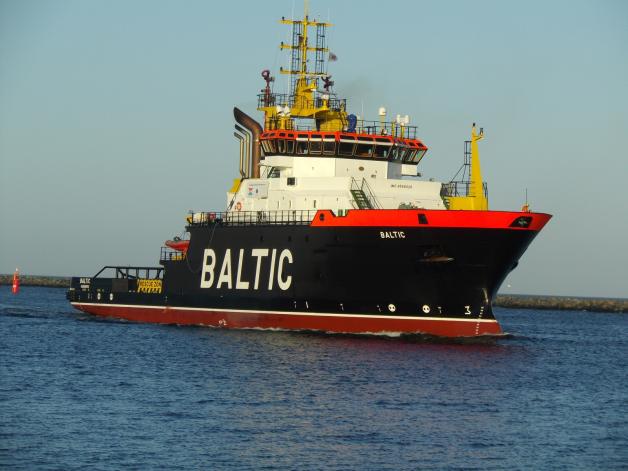 Der Notfallschlepper „Baltic“ sichert den Ostseeverkehr. Der Notfallschlepper „Baltic“ sichert den Ostseeverkehr.