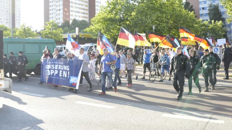 Wie zuletzt in Lütten Klein, will die AfD am Sonntag auch in Warnemünde gegen Islamisierung demonstrieren. 