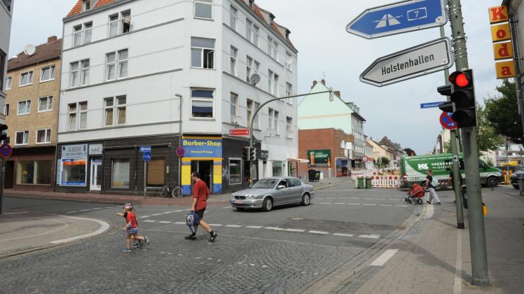 Das Abbiegen in die Johannisstraße ist ab 14. August hier nicht mehr möglich.