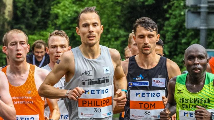 Gemeinsam am Sonntag im Europameisterschafts-Marathon am Start: Tom Gröschel (Nummer 38) und Philipp Baar (Nr. 30). 