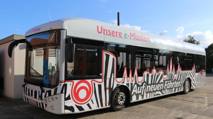 Im Juli 2017 testete die RSAG erstmals diesen Elektrobus der Firma Sileo aus Salzgitter. 