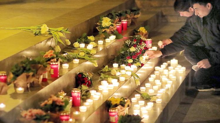 Bewegender Abschied: Zahlreiche Menschen gedachten am  16. März in der Nikolaikirche der getöteten Mireille.