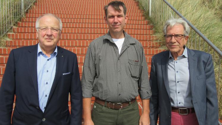 Wurden verabschiedet: Peter Koßmann, Bernd Dell Missier und Jürgen Jungclaus (v.l.).