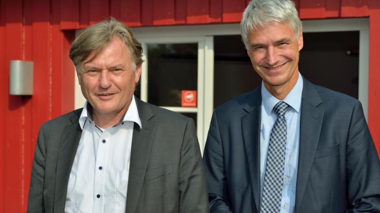 Bodo Dobbratz (links), Erster Vorsitzender, und Holger Niemann, Schatzmeister im Förderverein. 