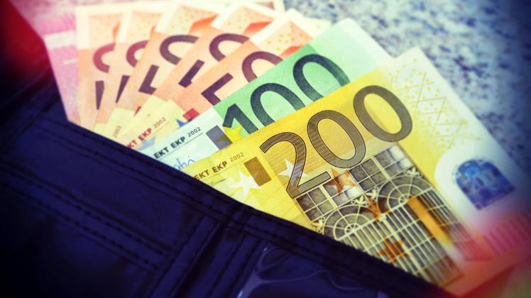 Das Portemonnaie war mit 1200 Euro gefüllt. (Symbolbild)