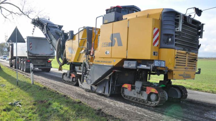 Am Montag beginnt die Sanierung der L112. Kosten: 1,5 Millionen Euro. 