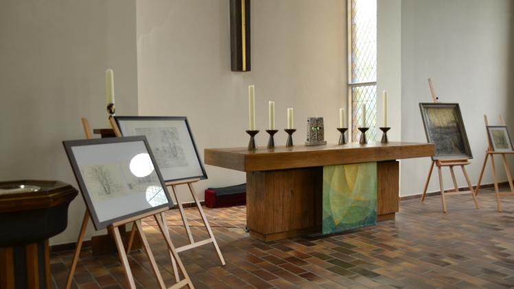Die Siftskirche zeigt Werke des Künstlers Karl May. 