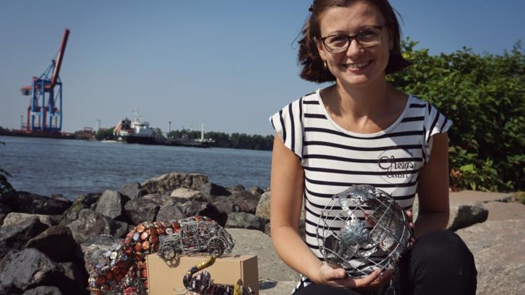 Afrikanische Kunst aus vermeintlichem Müll: Kristin Blümke hat jetzt daraus eine Geschäftsidee entwickelt. 