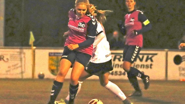Britta Nahls und der SV Meddewade bezwangen die SG Holstein Süd knapp mit 2:1.