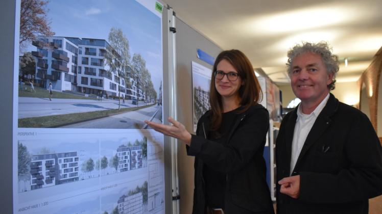 Mit ihrem Entwurf sicherten sich Verena Hamester und René Schneiders vom Hamburger Architekturbüro A-Quadrat den ersten Platz im Wettbewerb und damit 50 333 Euro Preisgeld.