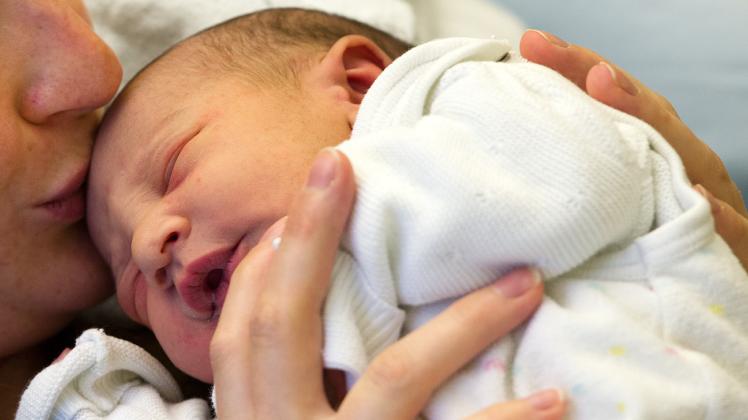 Als erstes Kind in MV wurde diesmal ein Baby auf der Ostsee - Insel Rügen.