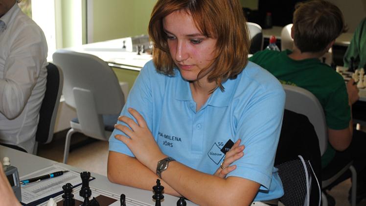 Mit 4,5 Punkten aus sieben Partien erreichte Pia-Milena Jörs bei den Deutschen Jugendvereinsmeisterschaften U20w am zweiten Brett der SG Güstrow/Teterow ein hervorragendes Ergebnis. 