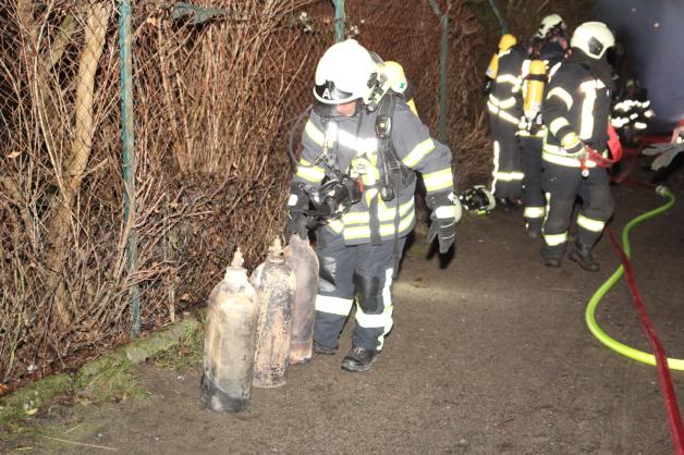 Brand in Wolgast Gartenanlage Brand in Wolgast Gartenanlage
