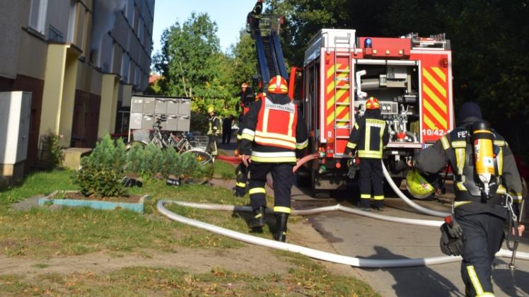 Am 25. September brannte es in einer Wohung in der Thhoomas-Müntzer-Straße. 