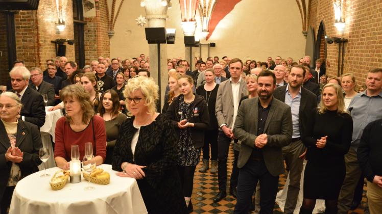 Volles Haus im Zarrentiner Kloster: Rund 200 Gäste folgten der Einladung der Kommune zum Neujahrsempfang 2019. 