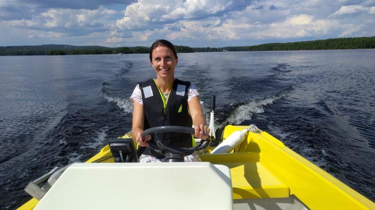Die Natur in Schweden mit ihren Wäldern und wunderschönen Seen hat Nadine Jaakkola besonders fasziniert.  Fotos: privat 