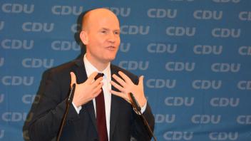 Ralph Brinkhaus sprach beim Neujahrsempfang des Pinneberger CDU-Kreisverbands.