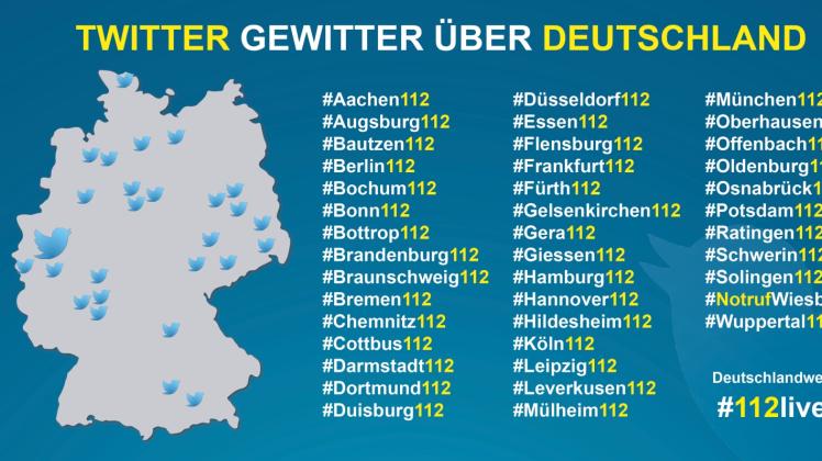 41 Berufsfeuerwehren twittern deutschlandweit – auch die Schweriner Wehr. 