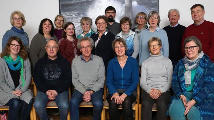 Mitglieder des Ausschuss, der in sechs Sitzungen in diesem Jahr die Fusion zur Kirchengemeinde Schwansen vorbereiten wird.