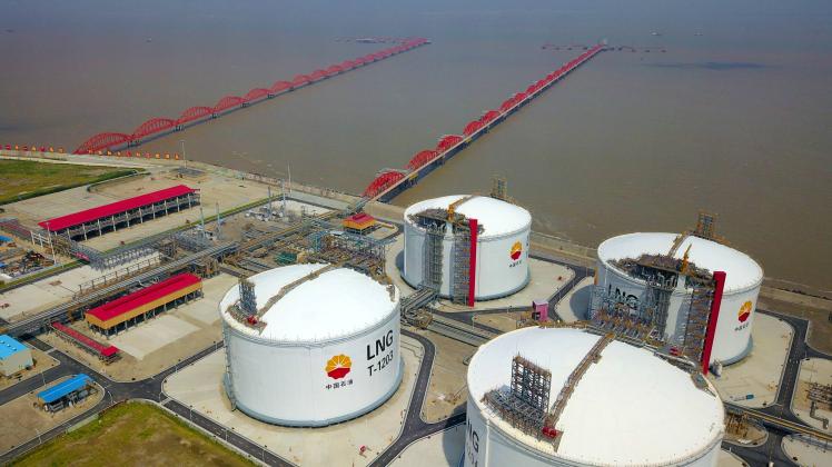 LNG-Terminal in China.