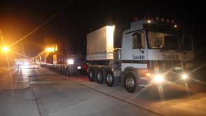 Schwertransport mit 485 Tonnen