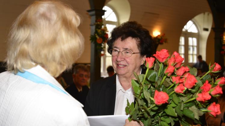 Viele Glückwünsche zu ihrem 80. Geburtstag nahm gestern Sybill Moß in Wittenburg entgegen. 