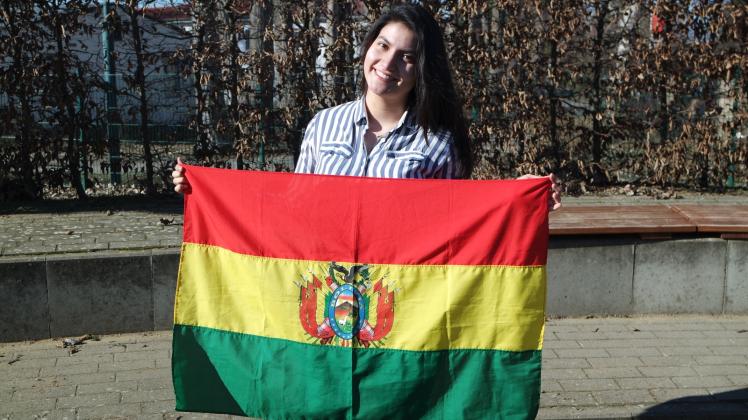 Die 17-jährige Sofia Moreira Balderrama kam für ein Austauschjahr aus Bolivien nach Parchim und besucht zurzeit das Eldenburg Gymnasium Lübz.