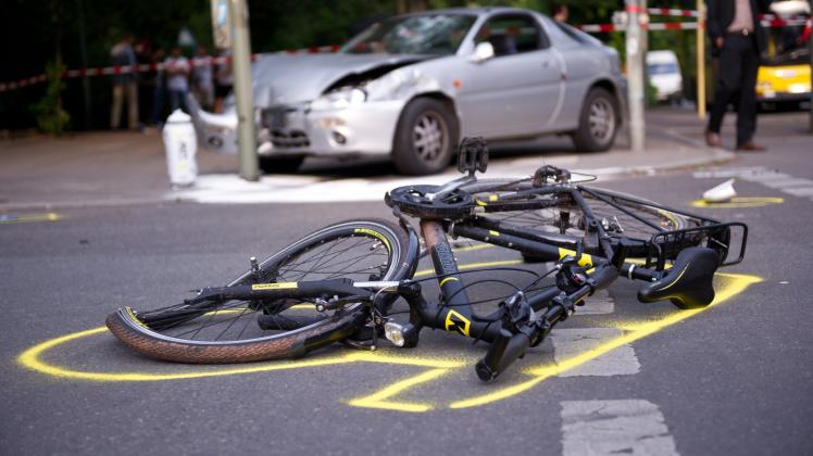Unfälle mit Radlern nahmen um knapp zehn Prozent zu.