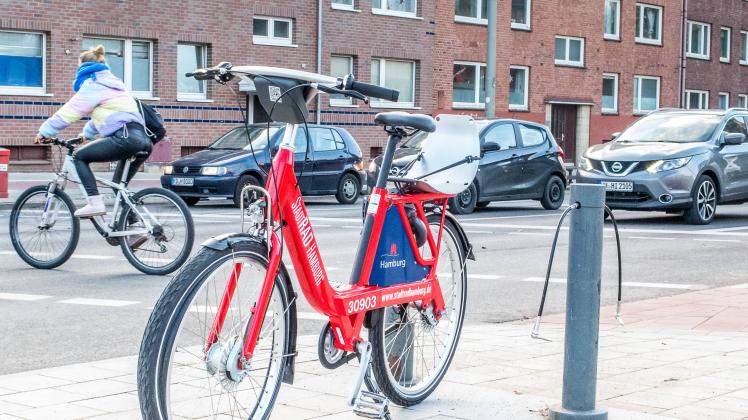 Die Zahl der Nutzer von Bike-Sharing steigt in Hamburg an.