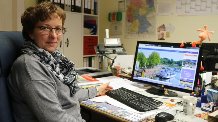Ist Ansprechpartnerin für alle touristischen Angelegenheiten: Sachbearbeiterin Kerstin Gläsemann.
