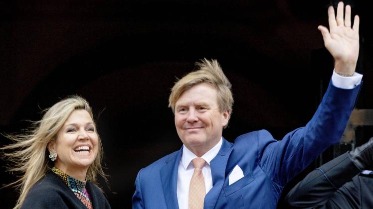 Der niederländische König Willem-Alexander und seine Frau Maxima.