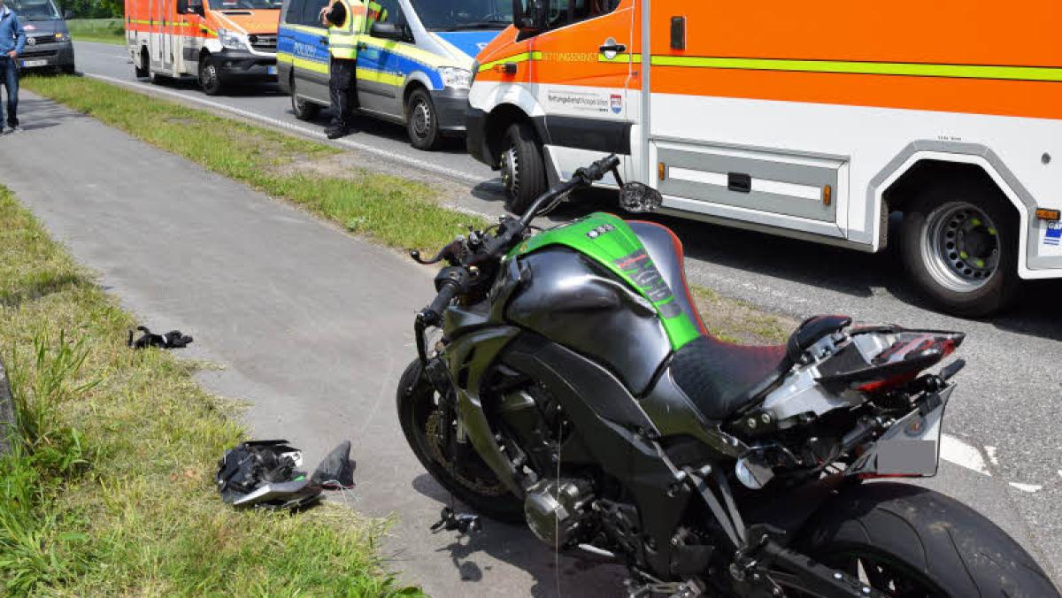 Schwerer Unfall: Biker Lebensgefährlich Verletzt | SHZ