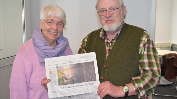 Reaktion auf einen Artikel in der Bützower Zeitung: Doris und Dieter Bösemann verweisen auf weniger Wild im Jagdrevier in Kassow, seit die Windkraftanlagen stehen. 