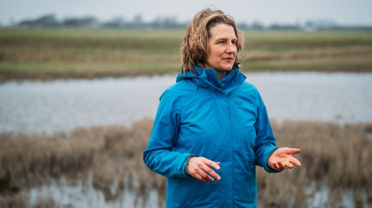 Während die Bundesregierung in Berlin um neue Klimagesetze streitet, hat Silke Backsen auf der Insel Pellworm Angst davor unterzugehen. 