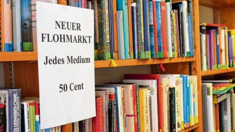 Erfolgreicher Bücherflohmarkt Mehr Platz in der Bücherei