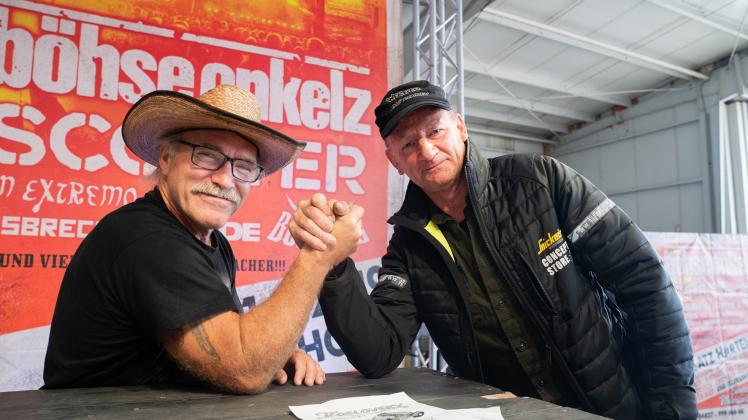 Wer ist der schnellste? Beim Werner Rennen 2019 tritt Konny Reimann (links) gegen Andi Feldmann an.