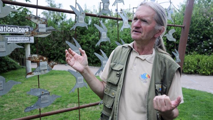 Matthias Haase ist Gründer und Leiter des Vogelparks Marlow. 