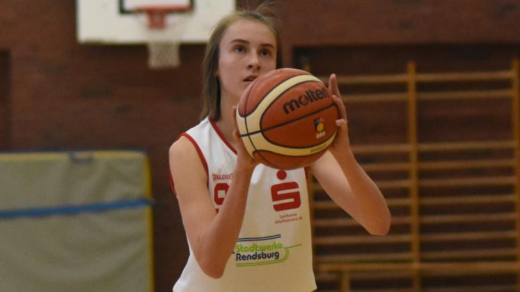Elisa Mevius vom BBC Rendsburg spielt für die deutsche U15Auswah