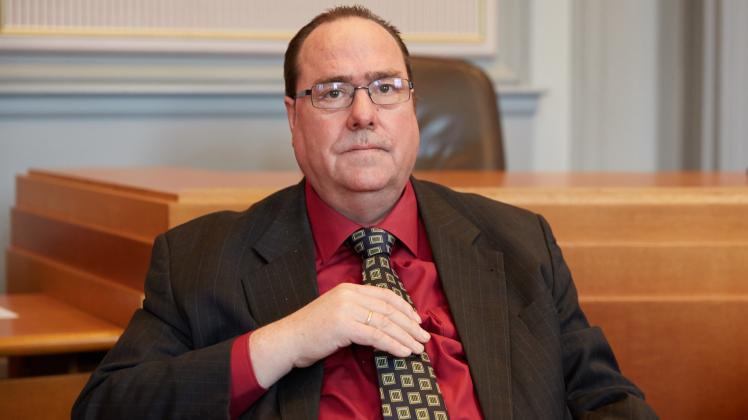 Olaf Lauenroth 2015 während des Prozesses vor dem Landgericht.