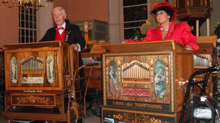 Jeannette und Peter Biermann werden am Freitag auf sechs verschiedenen Orgeln spielen.