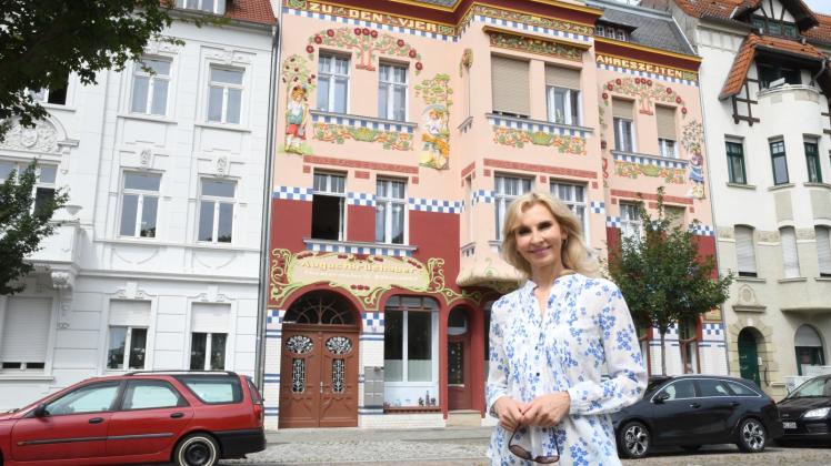 Die Wiener Sopranistin Eva Lind ist beeindruckt von den schönen Ecken der Stadt Wittenberge.