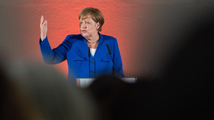 Bundeskanzlerin Merkel in Sachsen