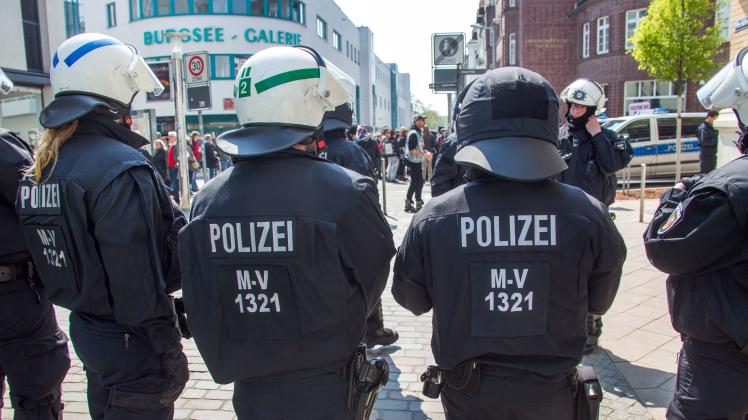 Polizeieinsatz in Schwerin