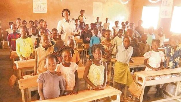 Erfolgreiches Projekt: Die Kinder von Sien freuen sich über ihre neue Dorfschule, deren Erweiterung 75  000 Euro gekostet hat. Foto: lz