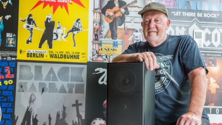 In seiner Scheune rockt er auch: Hans Werner Wandschneider organisiert mit dem Kulturverein die Rocknacht.
