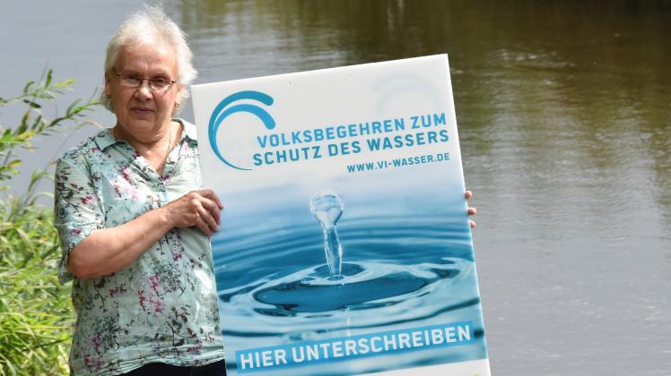 Karin Lüders rührt seit Anfang September die Werbetrommel für das Volksbegehren. Landesweit müssen 80.000 Unterschriften zusammenkommen.
